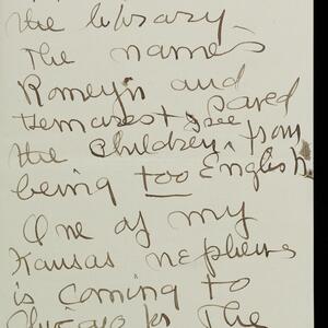 a page of handwritten text