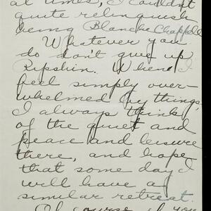 a page of handwritten text