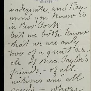 a page of handwritten text