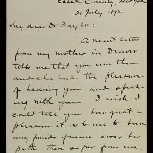 a page of handwritten text