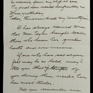 a page of handwritten text