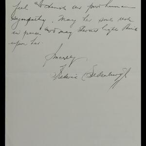 a page of handwritten text
