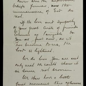 a page of handwritten text
