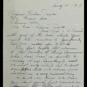 a page of handwritten text