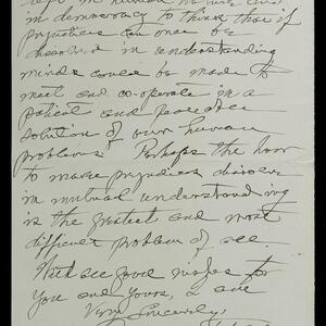 a page of handwritten text