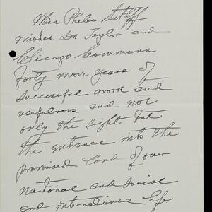 a page of handwritten text