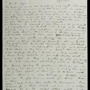 a page of handwritten text