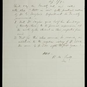 a page of handwritten text
