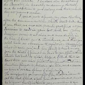 a page of handwritten text