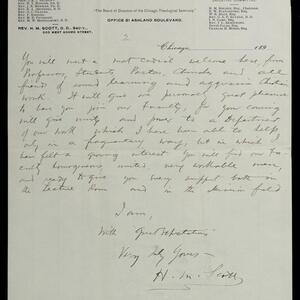 a page of handwritten text