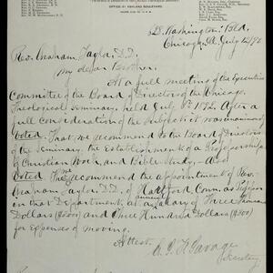 a page of handwritten text