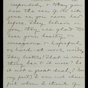 a page of handwritten text