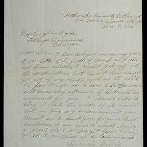 a page of handwritten text