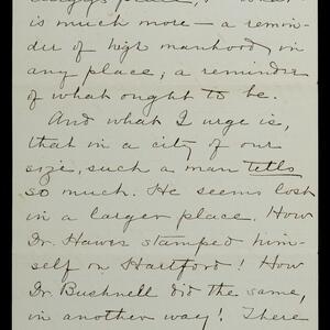 a page of handwritten text