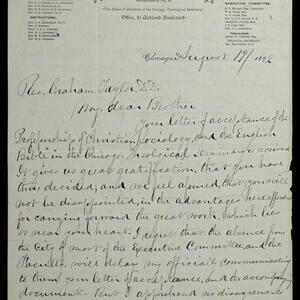 a page of handwritten text