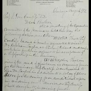 a page of handwritten text