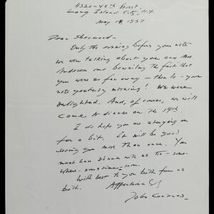 a page of handwritten text