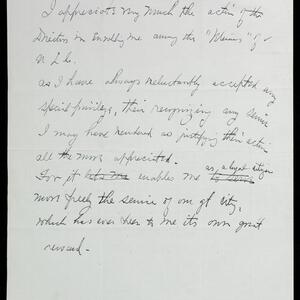 a page of handwritten text