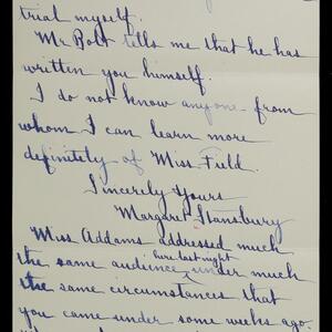 a page of handwritten text