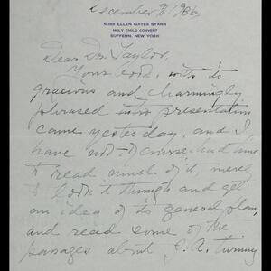 a page of handwritten text