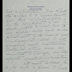 a page of handwritten text