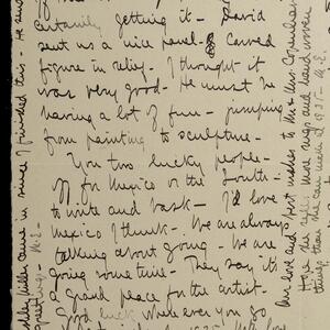 a page of handwritten text