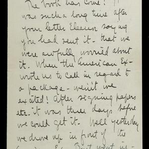 a page of handwritten text