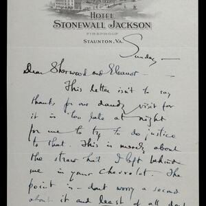 a page of handwritten text