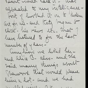 a page of handwritten text