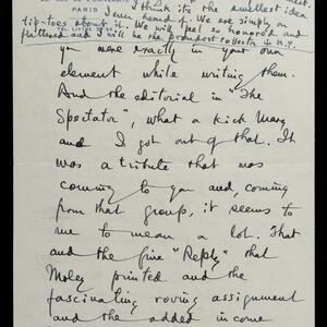 a page of handwritten text