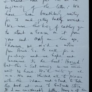 a page of handwritten text