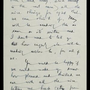 a page of handwritten text