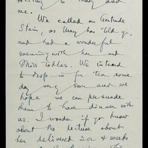 a page of handwritten text