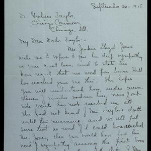 a page of handwritten text