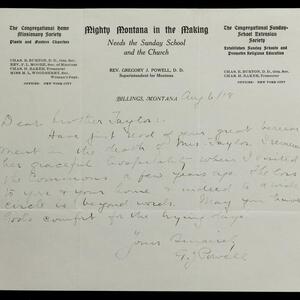 a page of handwritten text
