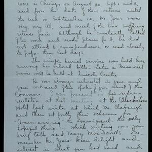 a page of handwritten text