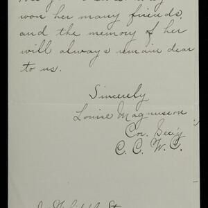 a page of handwritten text