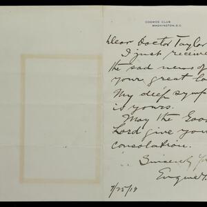 a page of handwritten text