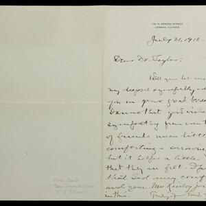 a page of handwritten text