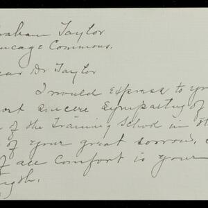 a page of handwritten text