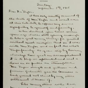 a page of handwritten text