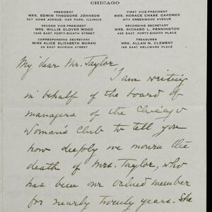 a page of handwritten text