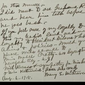 a page of handwritten text