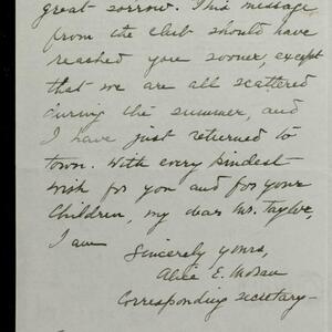 a page of handwritten text
