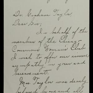a page of handwritten text