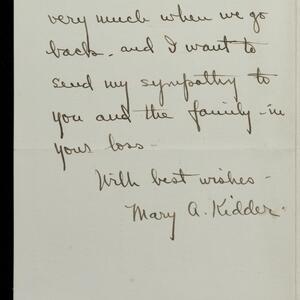 a page of handwritten text