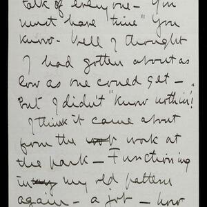 a page of handwritten text