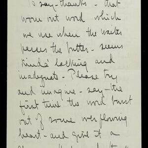 a page of handwritten text