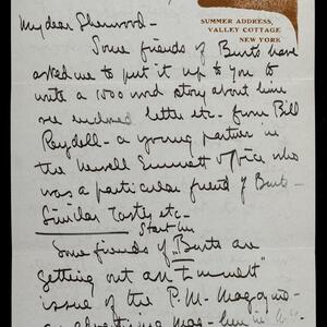 a page of handwritten text