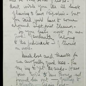 a page of handwritten text